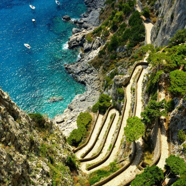 Via Krupp, a Capri